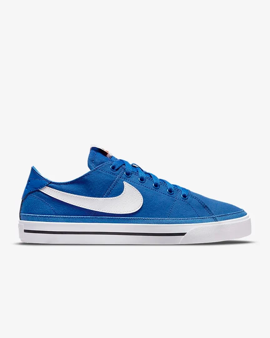 Blue Nike Court Legacy Canvas Sneaker