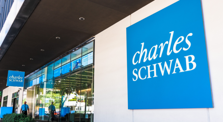 Charles Schwab headquarters in SOMA district; The Charles Schwab Corporation (SCHW) is a bank and stock brokerage firm