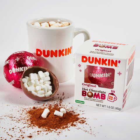 <p>Courtesy of Dunkin&#39; x Franford Candy</p> Dunkin&#39; Hot Chocolate BOMB