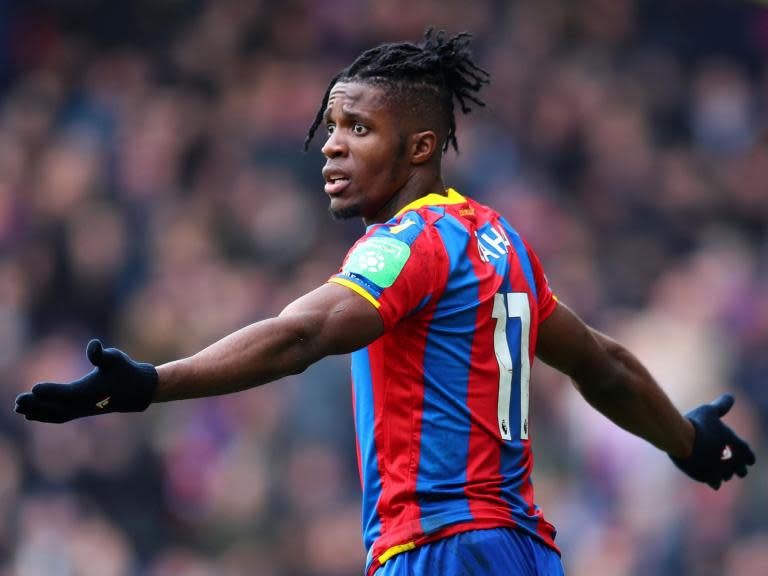 Wilfried Zaha dampens Tottenham transfer talk by stating his desire to stay at Crystal Palace