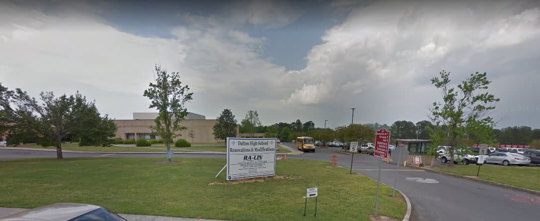 A teacher at Dalton High School in Georgia has been taken into custody&nbsp;after police said a gun was fired inside of a classroom. (Photo: Google Maps)