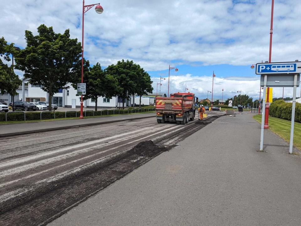 Royal Way roadworks