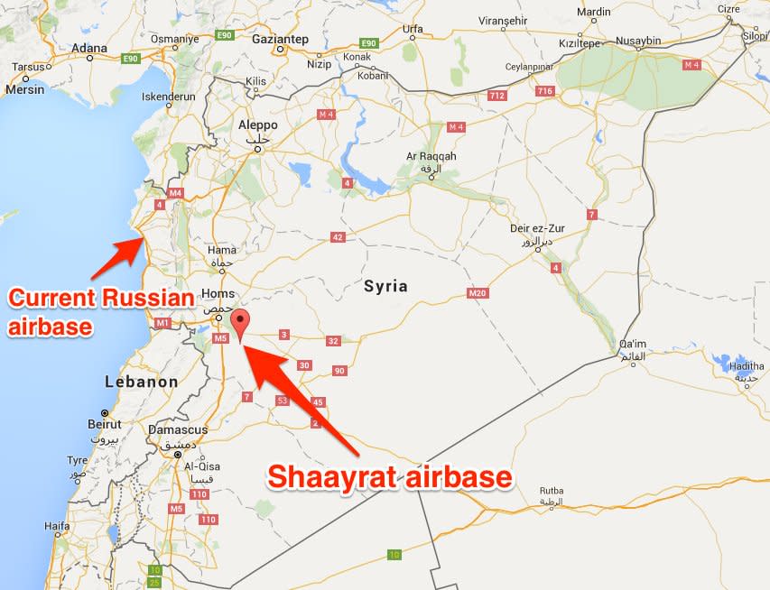 Russia air bases syria