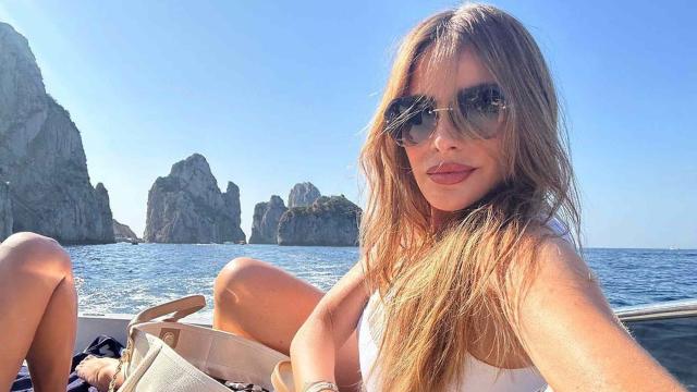 Sofía Vergara Celebrated Her 51st Birthday in a Lacy White Cut-Out