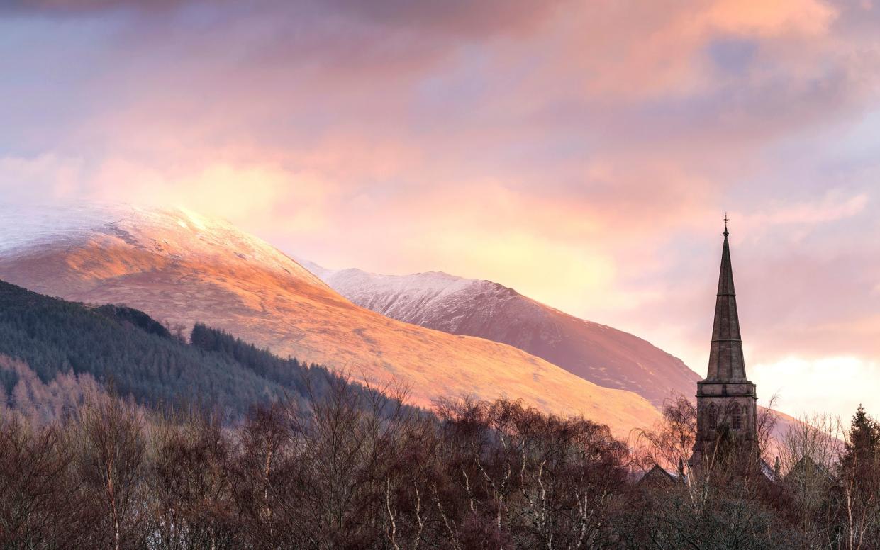 Skiddaw, as seen from Keswick, in the January light - FineArt-Landscapes