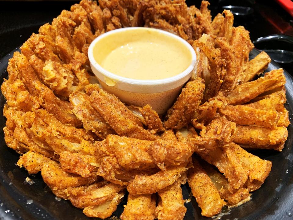 A "Bloomin' Onion" from Outback Steakhouse.