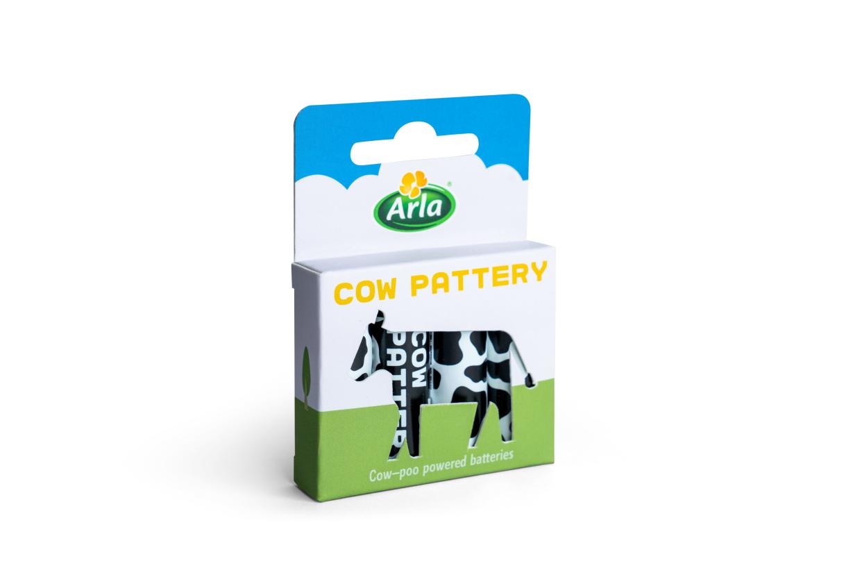 Arla farmers have created AA rechargeable ‘Cow Patteries’ to spearhead Britain’s renewable energy solution