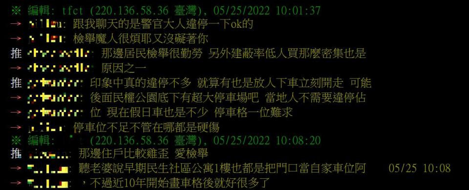 民生社區違停最少、騎樓佔用最少？網友：檢舉率超高