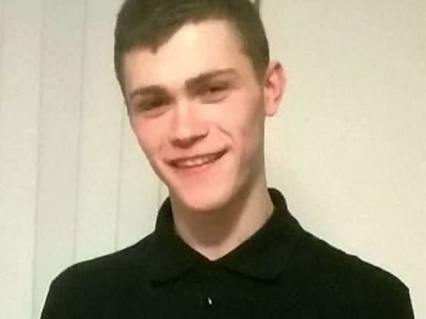 Caelan Megson, 21, was driving the car as it crashed in Leeds. (SWNS)