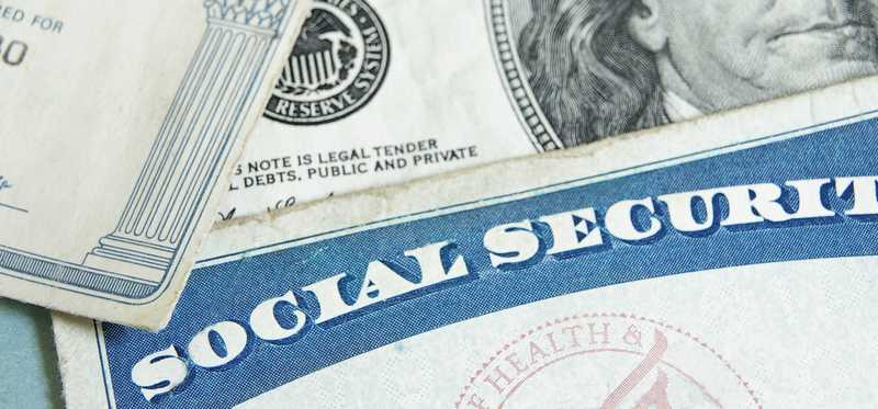 A social security card and money.