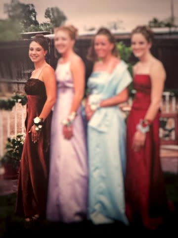 <p>Ashley Dickson</p> Ashley Dickson (left) at her prom