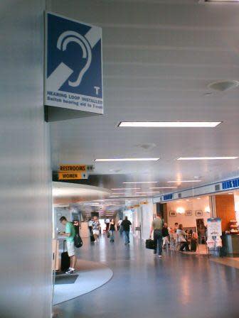 Grand Rapids Airport has looped both its concourses and all individual gate areas. This enables hearing instruments to serve as wireless, in-the-ear speakers that broadcast announcements.