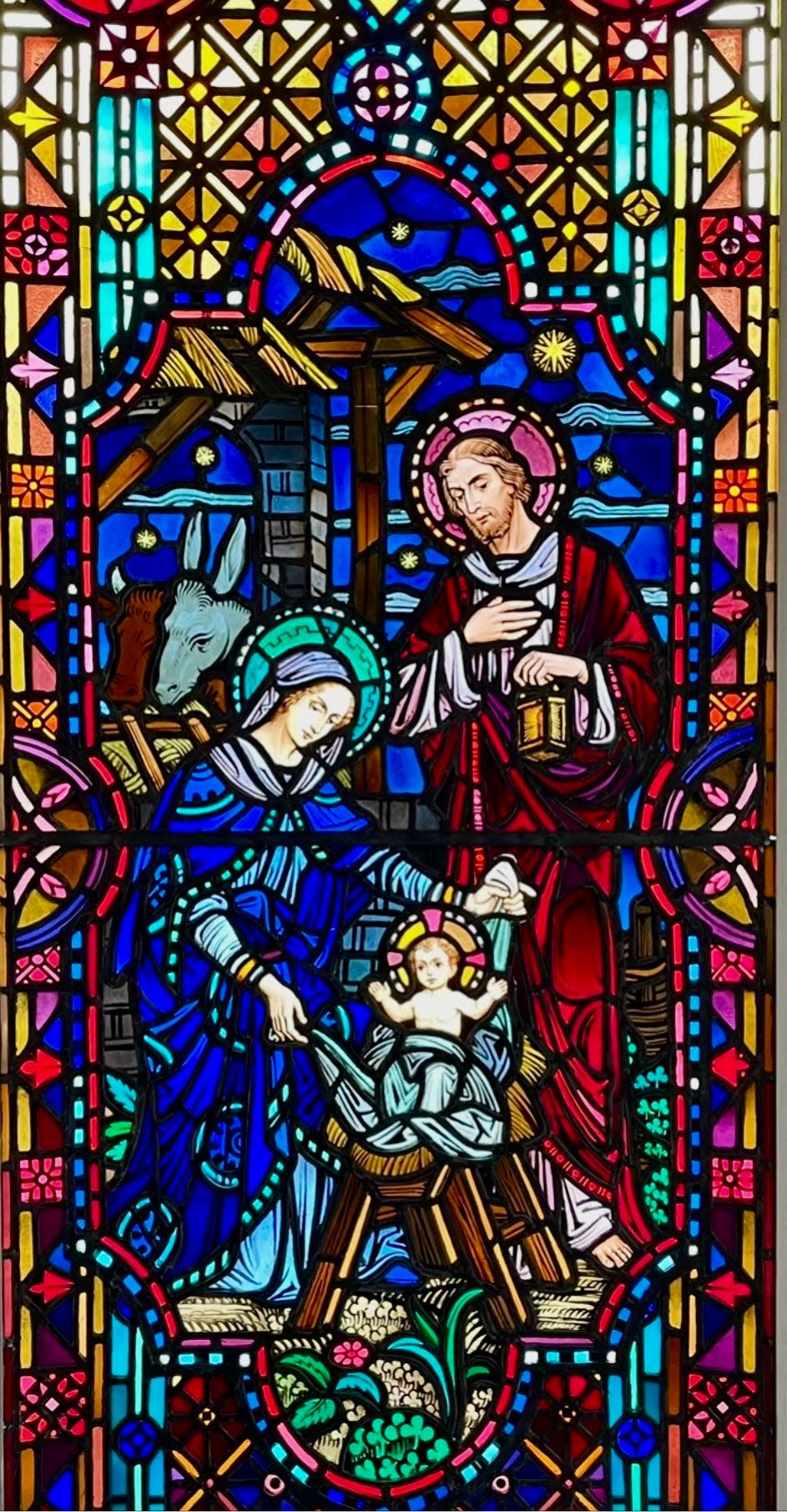 Donna Barron never felt like the owner of this stained glass window but more like its caretaker. The window is estimated to be over 100 years old and once belonged to a German church that removed all its stained glass during World War I and divided them among different parishioners.