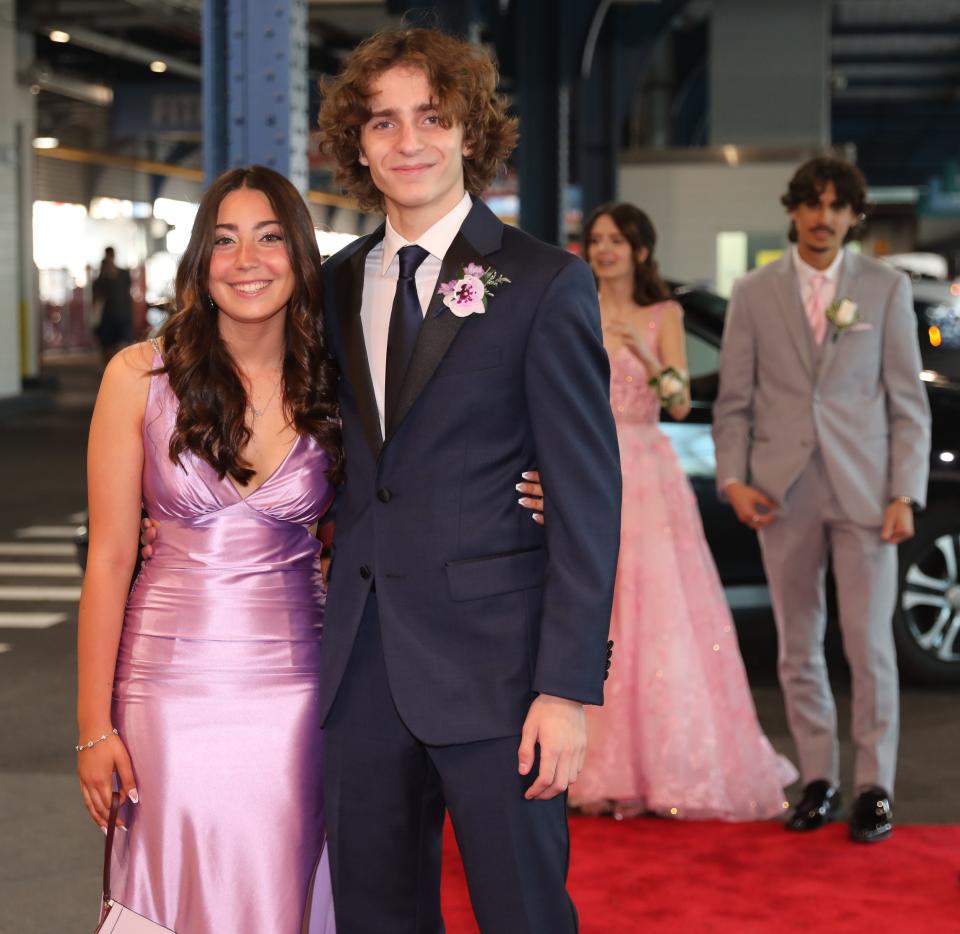 New Rochelle High School held their senior prom at Pier 60 at Chelsea Piers in New York, May 23, 2024.