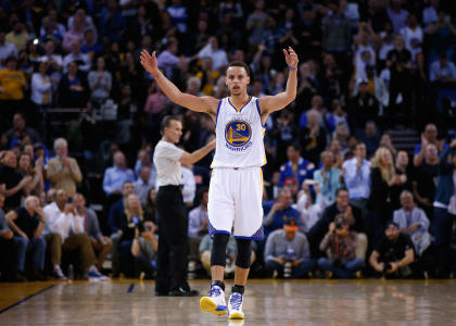 Curry averaged 23.8 points and 7.7 assists this season. (Getty Images)