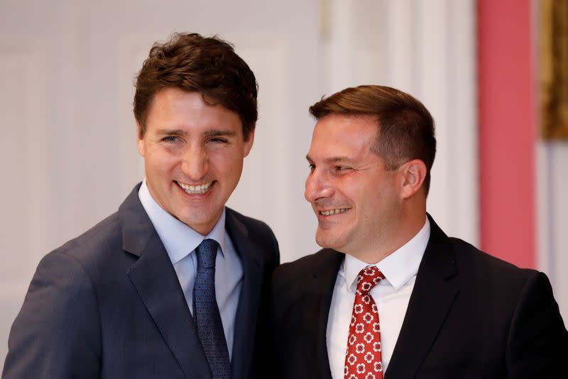 FILE PHOTO: Canada's Prime Minister Justin Trudeau's new cabinet is sworn-in at Rideau Hall in Ottawa