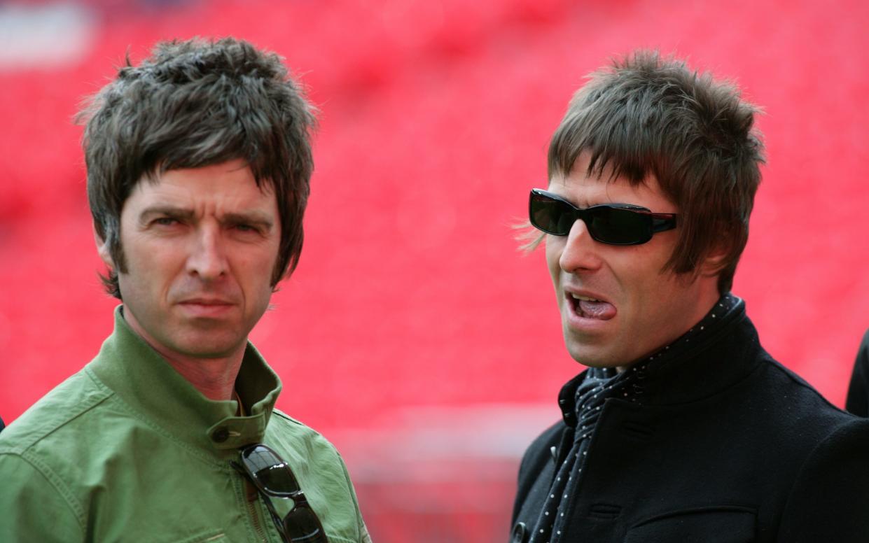 Noel Gallagher and Liam Gallagher