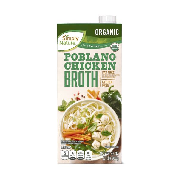 box of chicken poblano broth