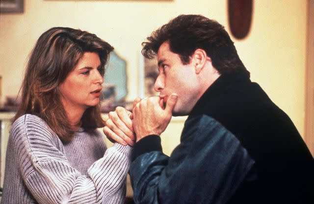 SNAP/REX/Shutterstock Kirstie Alley and John Travolta in <em>Look Who's Talking</em> (1989)