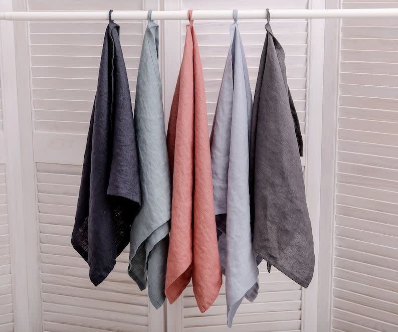 10) Linen Kitchen Towels