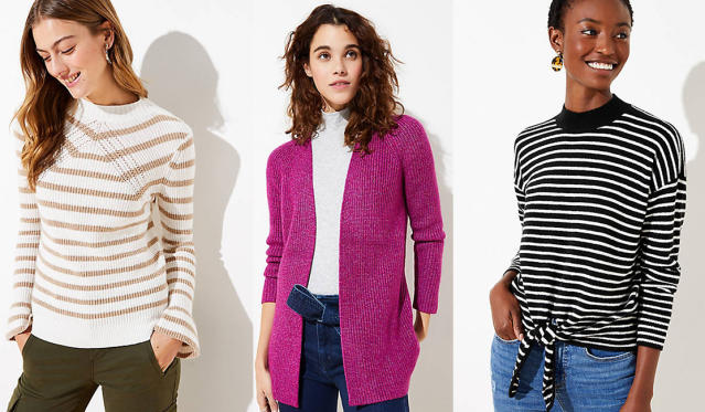 Loft's best-selling sweaters, tops, and other winter favorites are 60  percent off