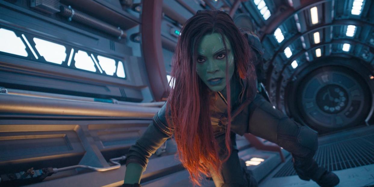 zoe saldana, guardians of the galaxy vol 3