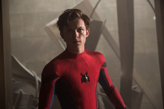 Tom Holland as Spider-Man (Chuck Zlotnick/Sony/PA)