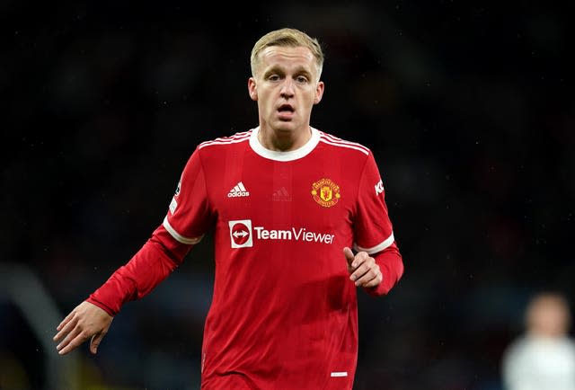 Donny van de Beek is among those frustrated by a lack of game time