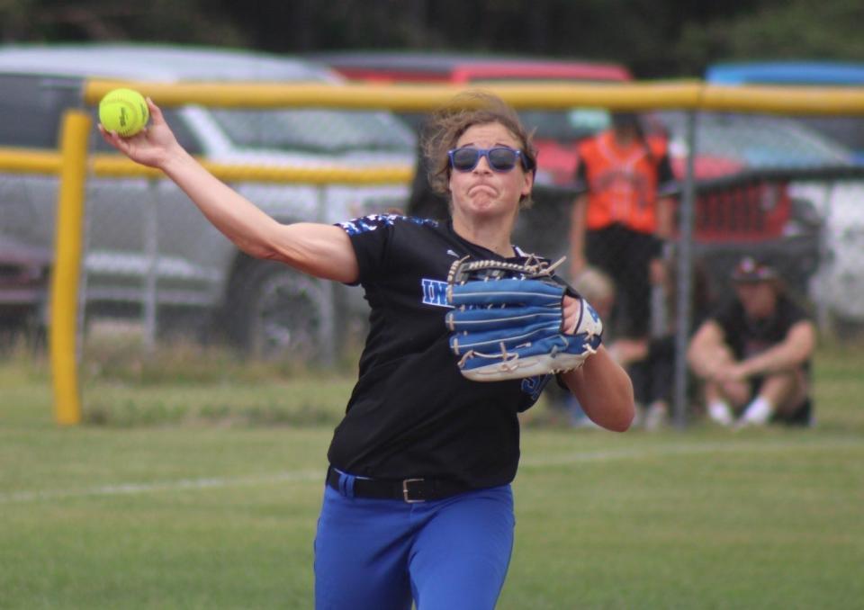 Inland Lakes' Natalie Wandrie earned all-state softball first team honors for a second consecutive year.
