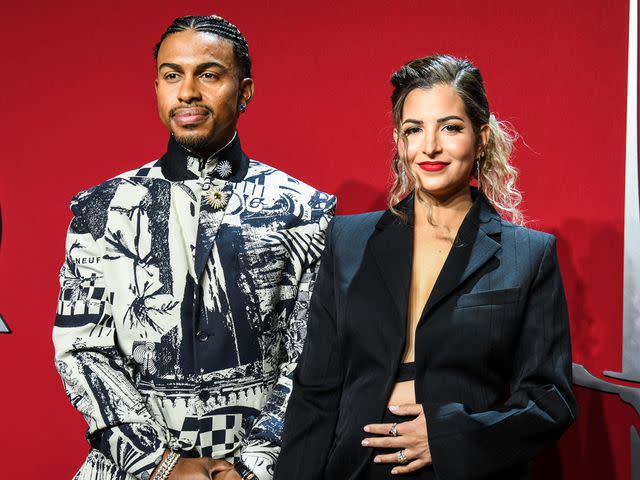 Aurora Rose/Variety/Getty Francisco Lindor and Katia Lindor at the 2023 GQ Global Creativity Awards.