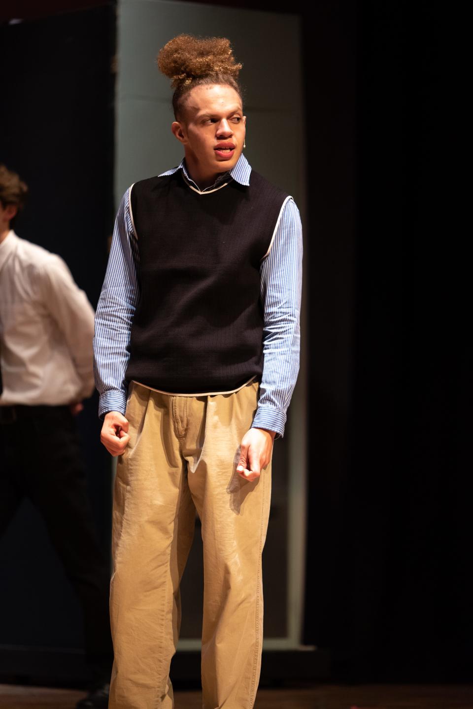 Beaver Falls senior Gio Clark, shown portraying the role of Mike (receiving a Mancini Nomination for Best Supporting Actor), will play the lead role of Ren McCormack in this year's production of "Footloose."