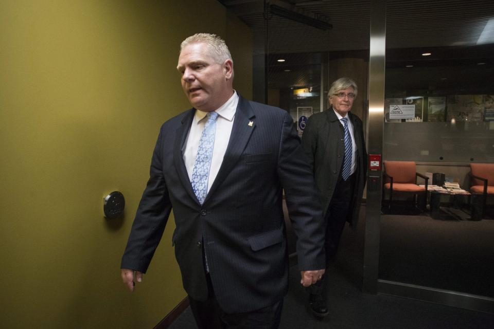 Like Trump, Doug Ford’s political ambitions are fuelled by a potent combination of anti-intellectual populism and seemingly delusional promises. The Ford brothers had a well-publicized fight with beloved Canadian author Margaret Atwood about cuts to the city’s libraries. He fought against a group home for developmentally-challenged children in his ward calling it a ‘nightmare’. Trump has his border wall and Doug Ford has his waterfront monorail. Trump <a href="http://www.businessinsider.com/paid-actors-at-donald-trump-announcement-2015-6" target="_blank">pays for supporters to show up</a> at his events, Doug Ford <a href="http://www.huffingtonpost.ca/2013/12/12/doug-ford-20-bills-public-housing-video_n_4433880.html" target="_blank">hands out $20 bills</a> while canvassing in an affordable housing block.  <em>-- Ron Nurwisah, Social media editor, HuffPost Canada</em>