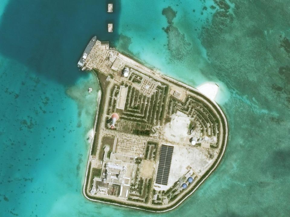 Johnson South Reef Union Banks Spratly Islands South China Sea