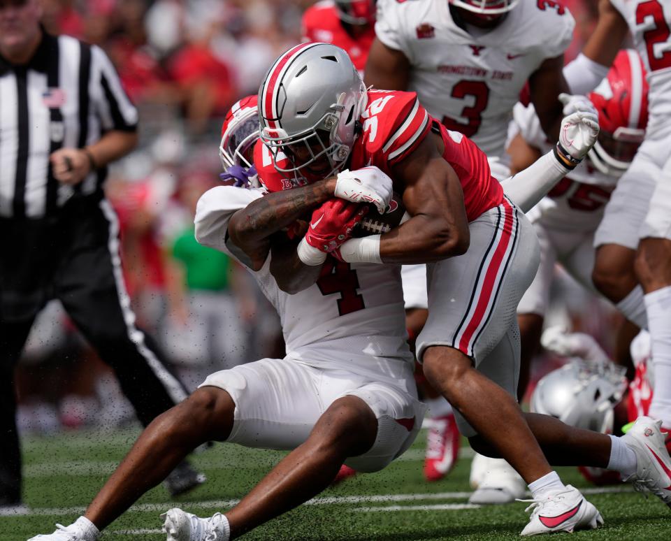 Ohio State's power rushing rate is 12.5% through two weeks. In other words, on rushes with 2 yards or less needed to pick up a first down, they are one of eight.