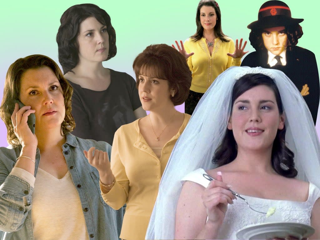 Since her 1994 debut aged 15 (top right), Melanie Lynskey has consistently turned in scene-stealing performances (Alamy/Showtime)