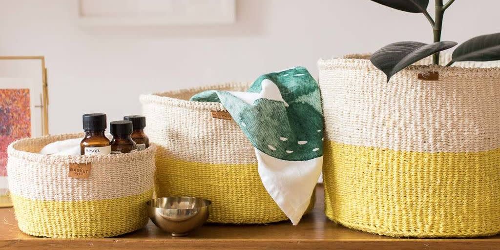 storage baskets