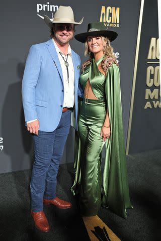 Theo Wargo/WireImage Devlin "Duck" Hodges and Lainey Wilson