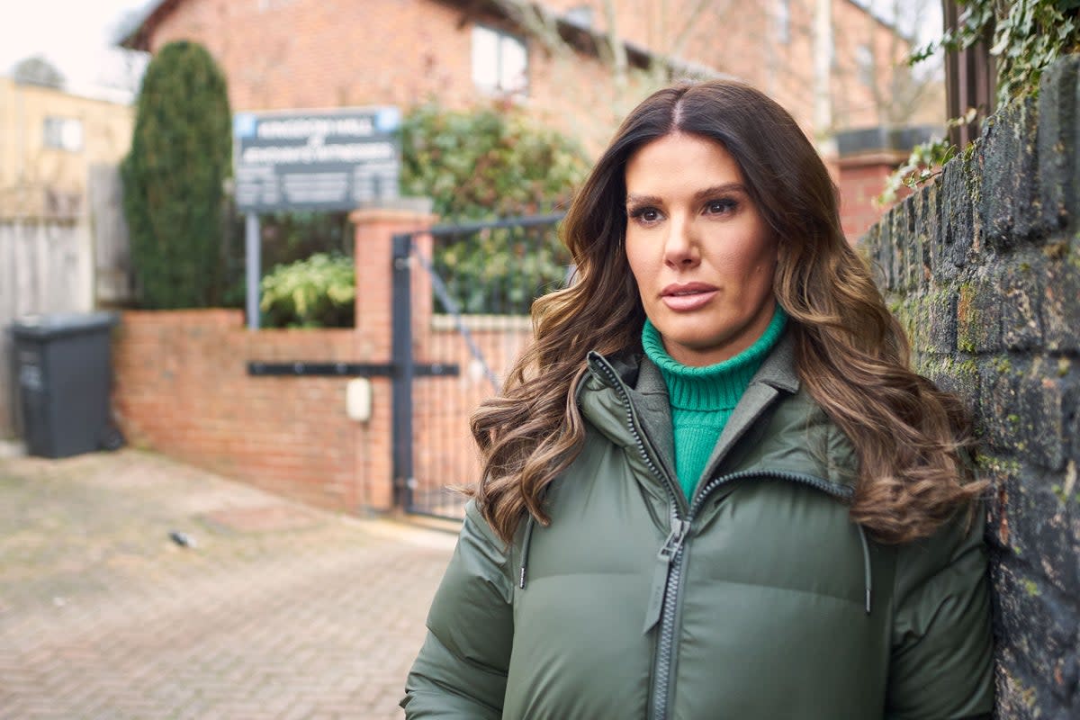 Rebekah Vardy has shared snaps of her family abroad as Coleen Rooney’s Wagatha doc releases (Channel 4)