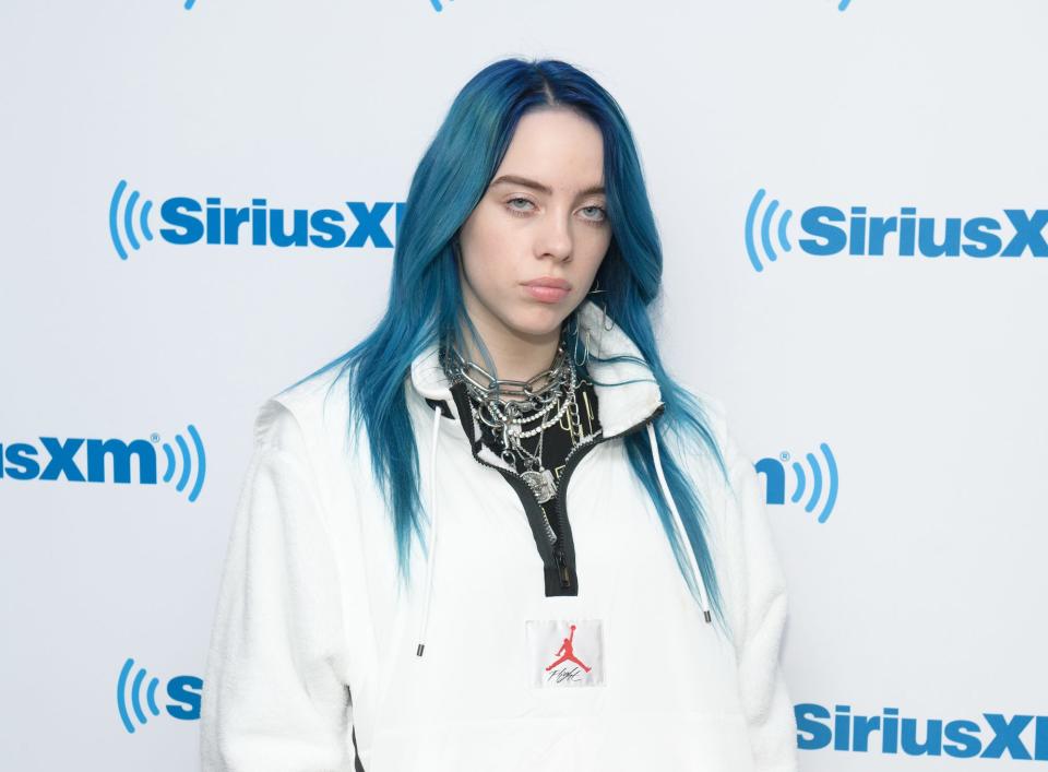 Billie Eilish at the New York City SiriusXM Studios on November 5, 2018.