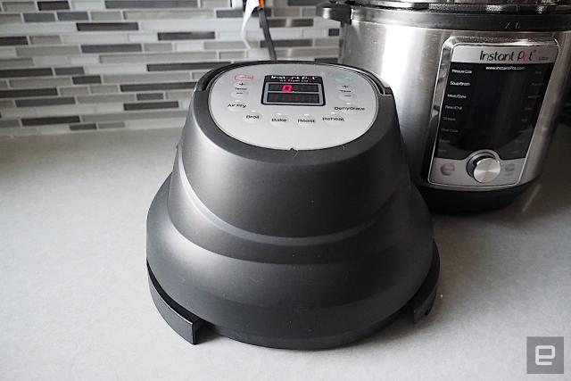 The Instant Pot Air Fryer Lid works as promised, but only for