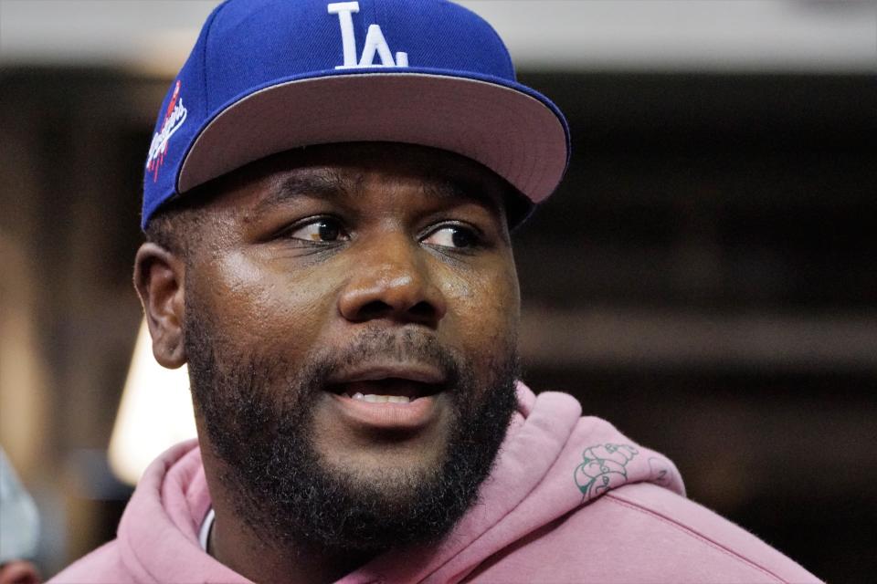 Former Buckeye Cardale Jones at the Ohio State, Duke game Nov. 30, 2021.