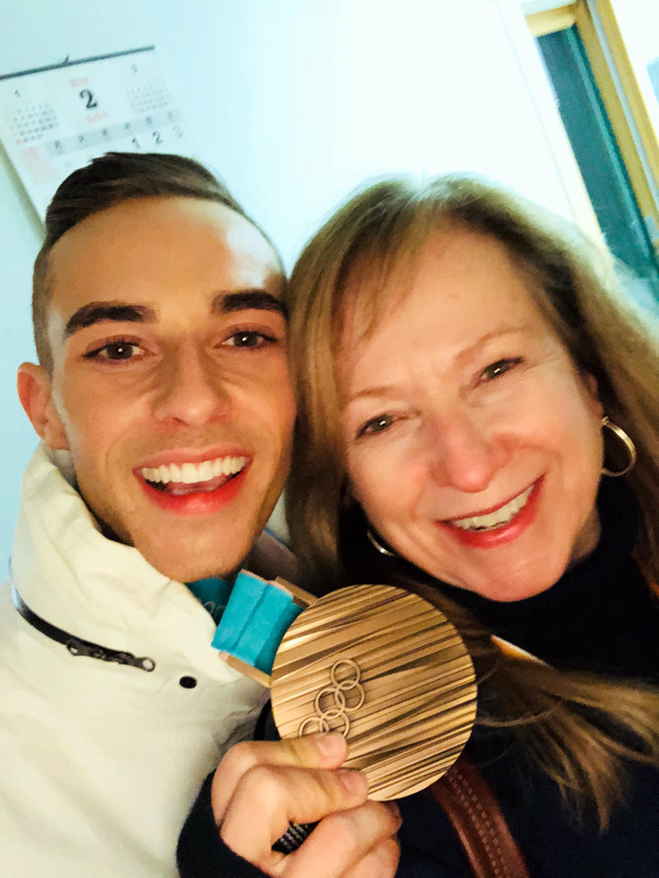 Adam Rippon with his mom