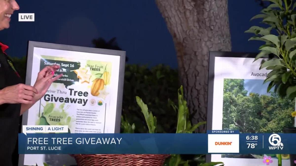 Port St. Lucie tree giveaway on Saturday