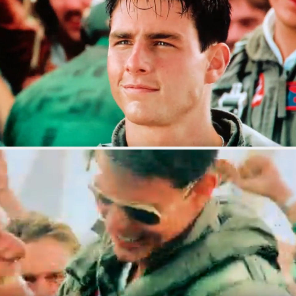 Screenshots from "Top Gun"