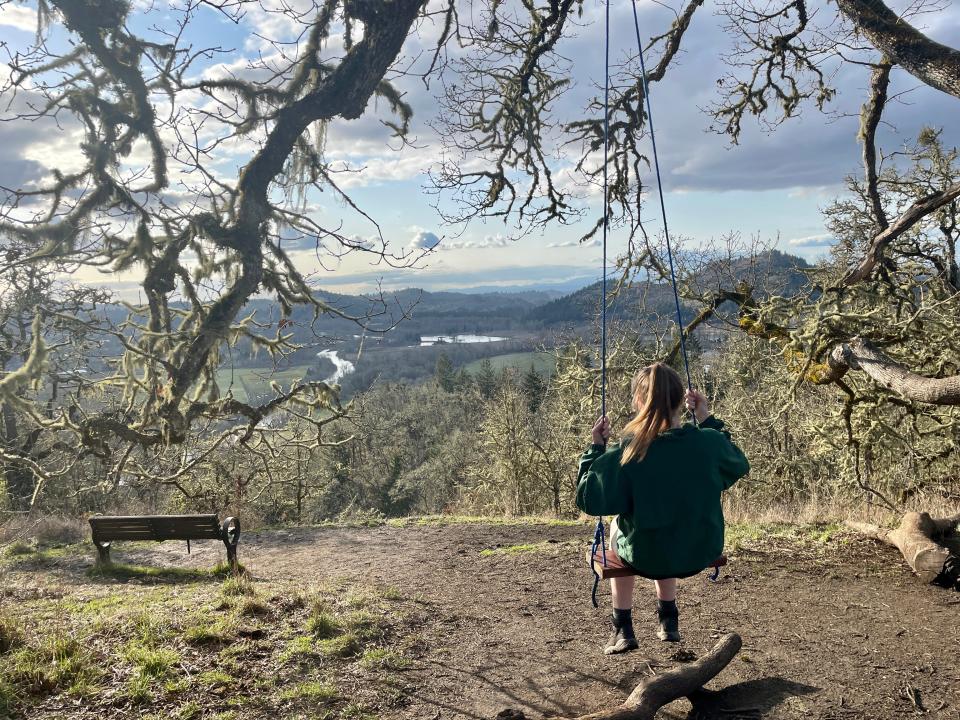 Views from Swing Hill at Howard Buford Recreation Area.