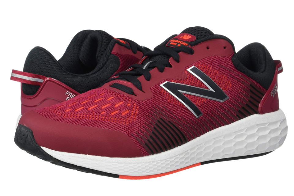 mens, new balance, sneakers, red