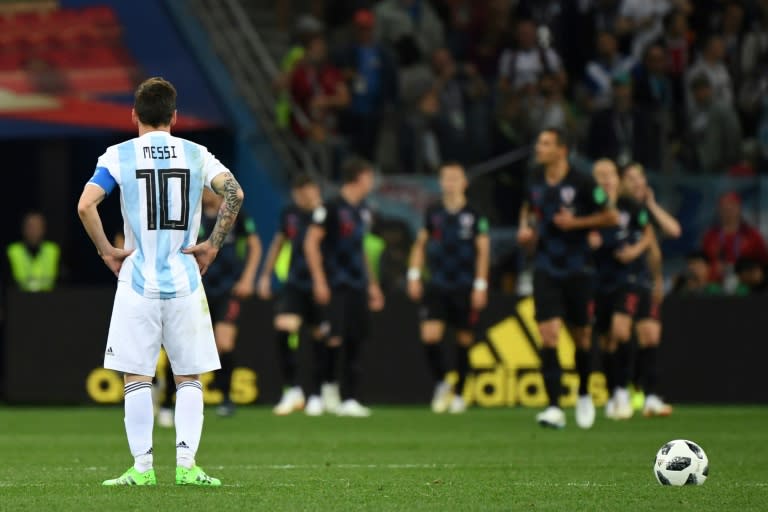 Lionel Messi carried Argentina on his back in qualifying but has been unable to inspire his country at the World Cup