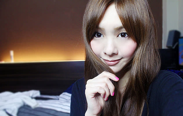 K-pop girl group hopeful Elaine Yuki Wong has dropped out (Photo from Elaine's blog)