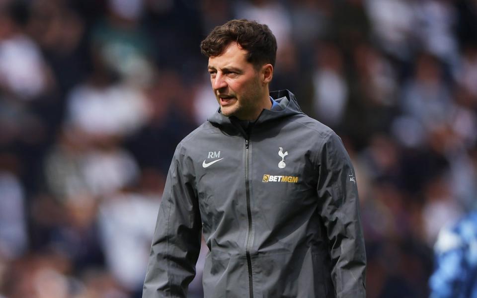 Mason is a key part of the Spurs coaching set-up under Ange Postecoglou (Getty Images)