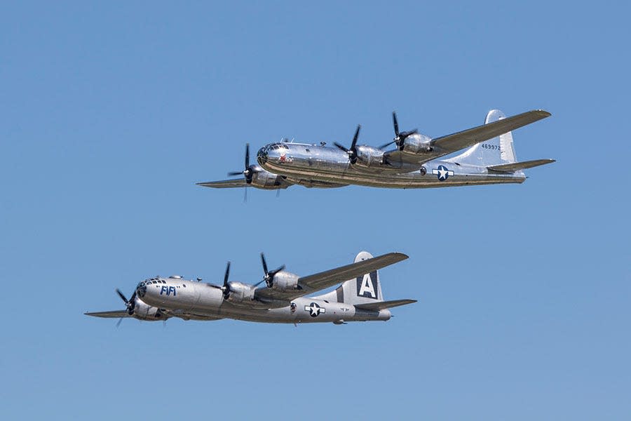 Boeing B-29 Superfortress planes.